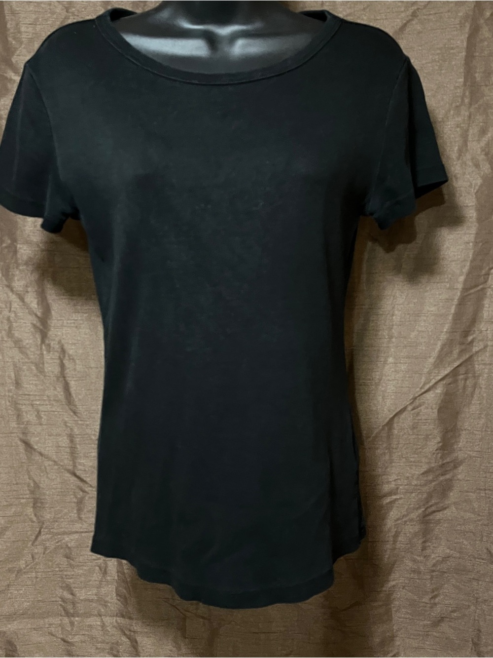 H&M Black Short Sleeve Crewneck Tee - Basic Women's Top
